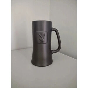 Vintage Playboy Bunny Logo Collectible Beer Stein Coffee Cup Mug Gray Pewter